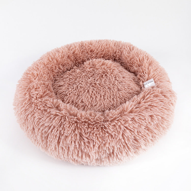 Calming Pet Bed for Dogs & Cats | Plush Sleep Bed