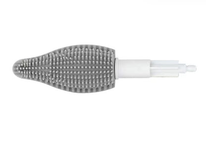 automatic electric cleaning brush designed for efficient surface cleaning with customizable brush head.