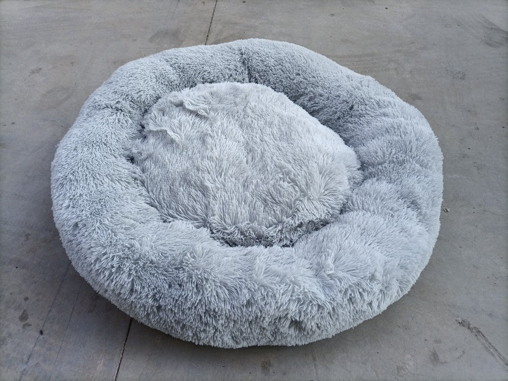 Calming Pet Bed for Dogs & Cats | Plush Sleep Bed