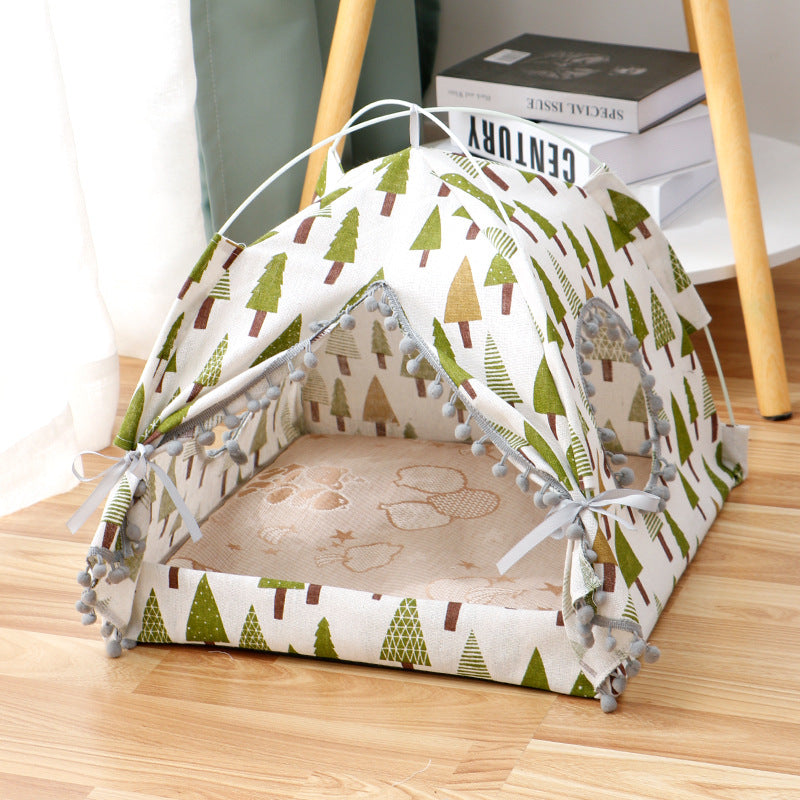 Cat Tent Bed | Cozy Enclosed Cat House