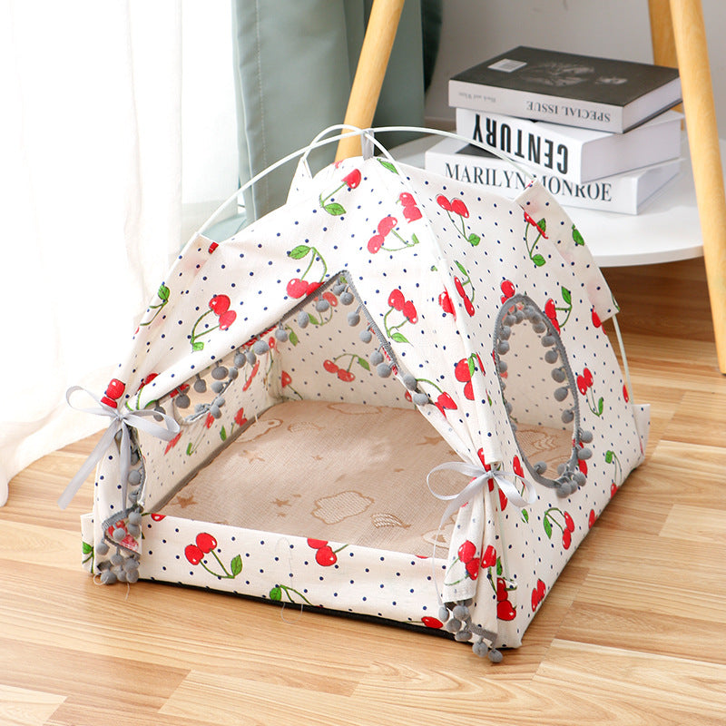 Cat Tent Bed | Cozy Enclosed Cat House