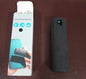 Portable mobile phone screen cleaner set in use, featuring microfiber wipe and cleaning fluid in a compact design.