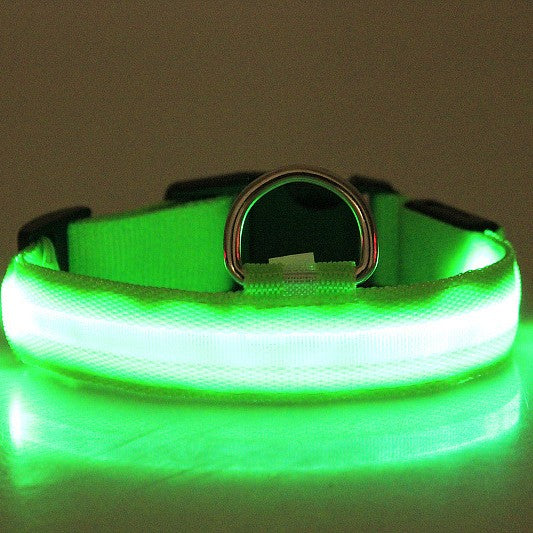 LED Luminous Pet Dog Collar for Night Walking