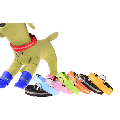 a4d8bb30bf124aab374fe2826b1be9e3LED Luminous Pet Dog Collar for Night Walking