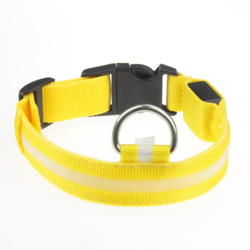 LED Luminous Pet Dog Collar for Night Walking