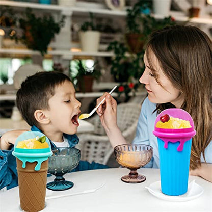 Large Capacity Slushy Cup: Quick Icy Treats for Summer
