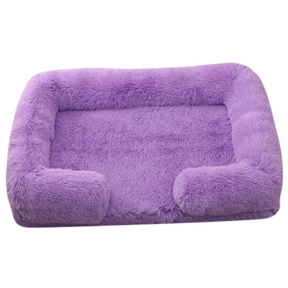 Plush Round Pet Bed for Dogs & Cats | Love My One Pet