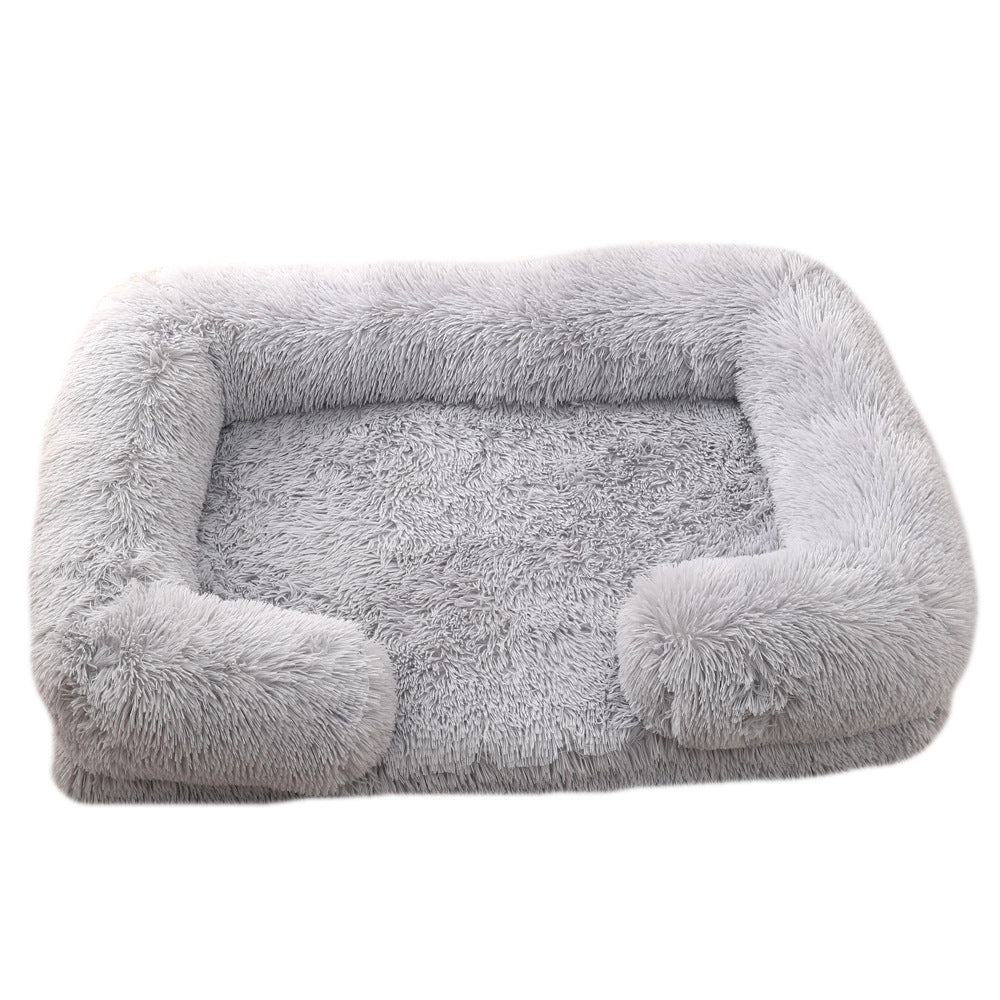 Plush Round Pet Bed for Dogs & Cats | Love My One Pet