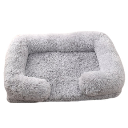 Plush Round Pet Bed for Dogs & Cats | Love My One Pet