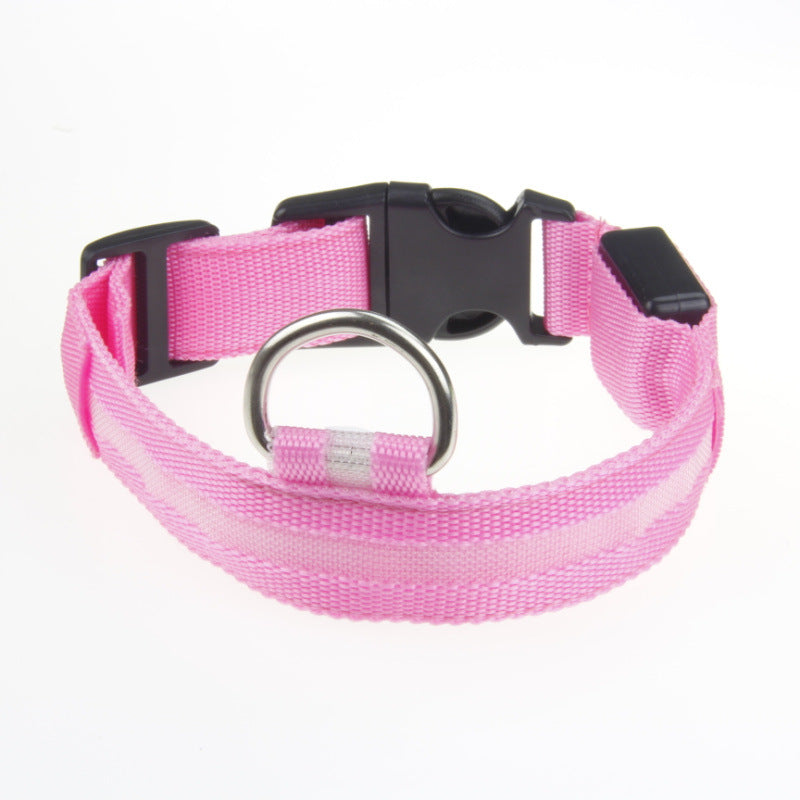 LED Luminous Pet Dog Collar for Night Walking