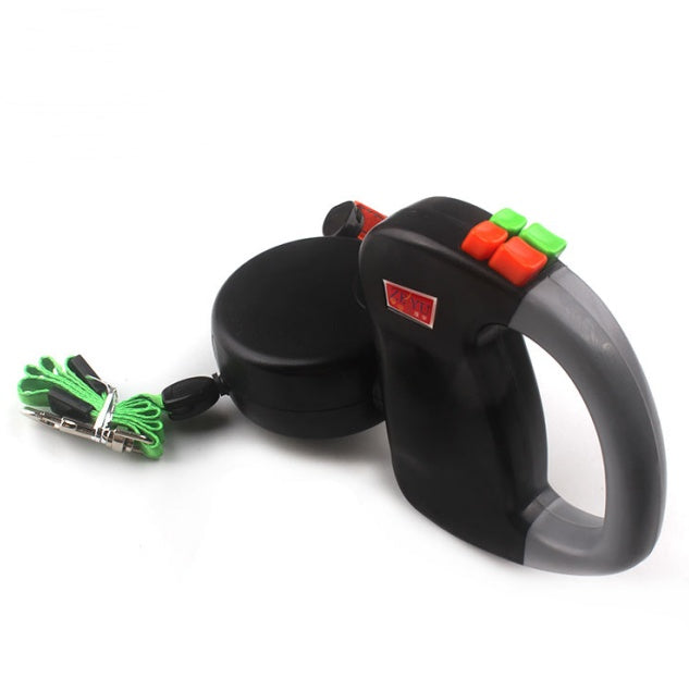 Retractable Dual Pet Leash for Two Dogs