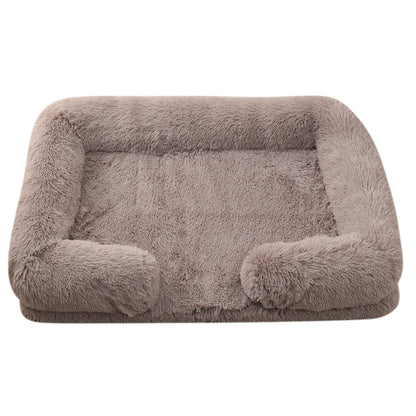 Plush Round Pet Bed for Dogs & Cats | Love My One Pet