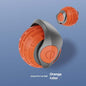 automatic rolling cat ball in orange color designed for interactive cat play