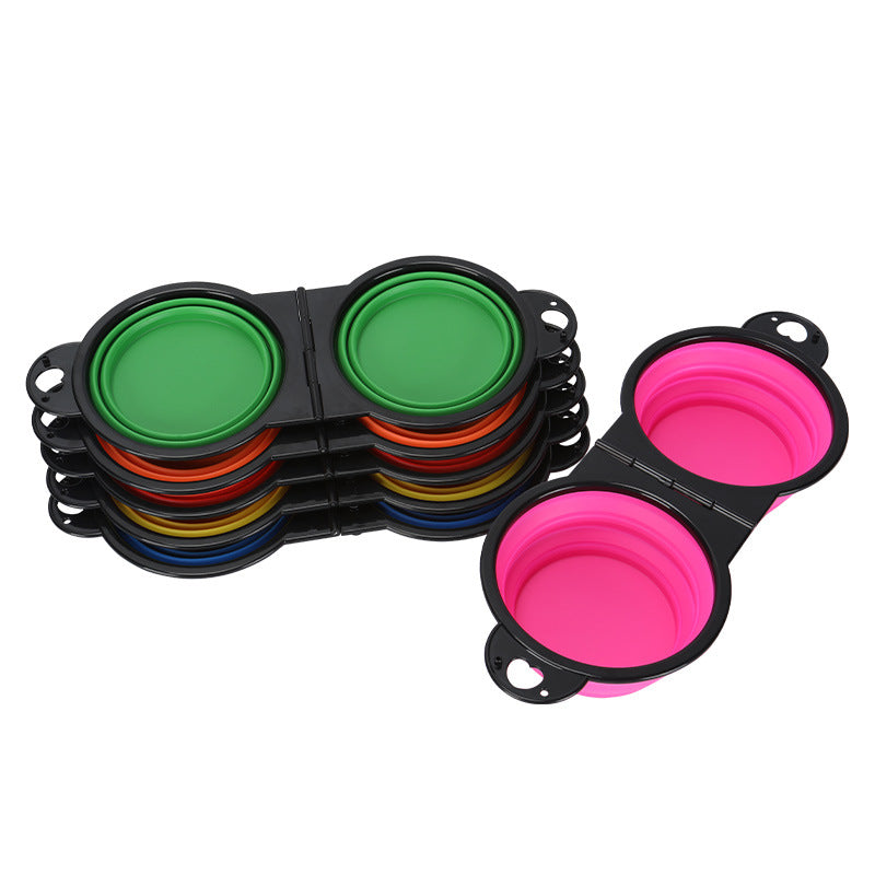 77623599fecdba1be31c22e7973d91d1Collapsible Silicone Dog Bowl for Travel & Outdoor Use