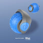 Automatic rolling cat ball in blue color, designed for interactive play and feline engagement.