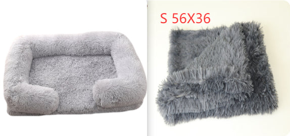 Plush Round Pet Bed for Dogs & Cats | Love My One Pet