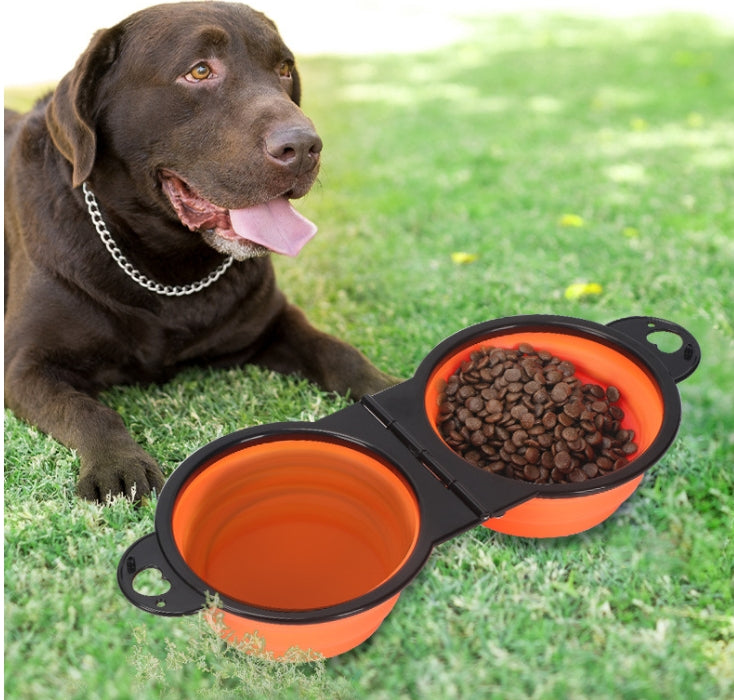 cc08a9f4a158e6303b0761da91fa1630Collapsible Silicone Dog Bowl for Travel & Outdoor Use