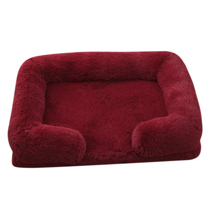Plush Round Pet Bed for Dogs & Cats | Love My One Pet