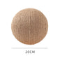 Sisal vertical cat toy, 20cm ball designed for cat play and scratching.